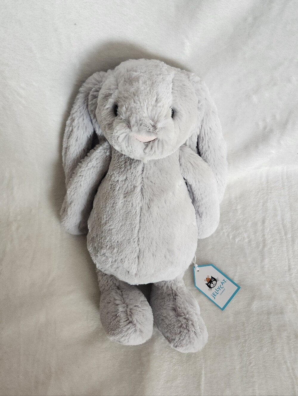 Jellycat Medium Bashful Silver Bunny 🥈